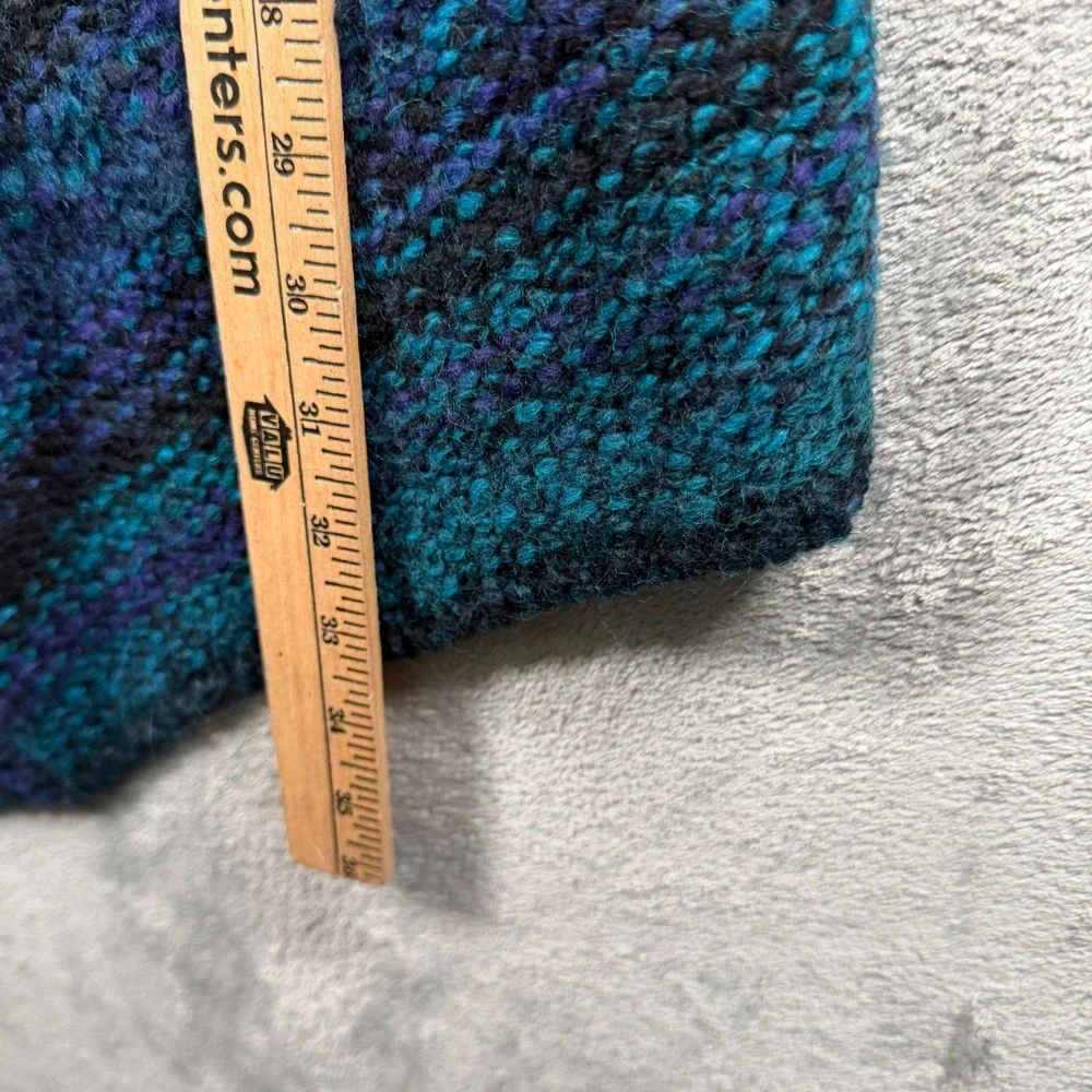 Vince Blue Green‎ Marled Open Cardigan Vest XXS Draped Quiet Luxury Layering